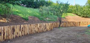 Palizzata in castagno