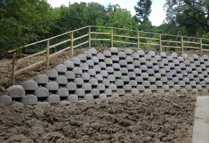 Muro verde con opus incertum porfido, Bologna