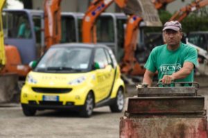 particolare macchina aziendale