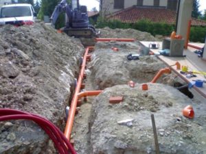 struttura impianto fognario