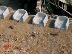 realizzare un muro verde: reti di rinforzo