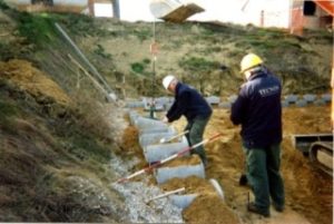 realizzare un muro verde: reti di rinforzo