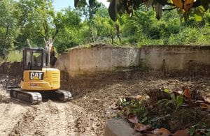 smantellamento scarpata